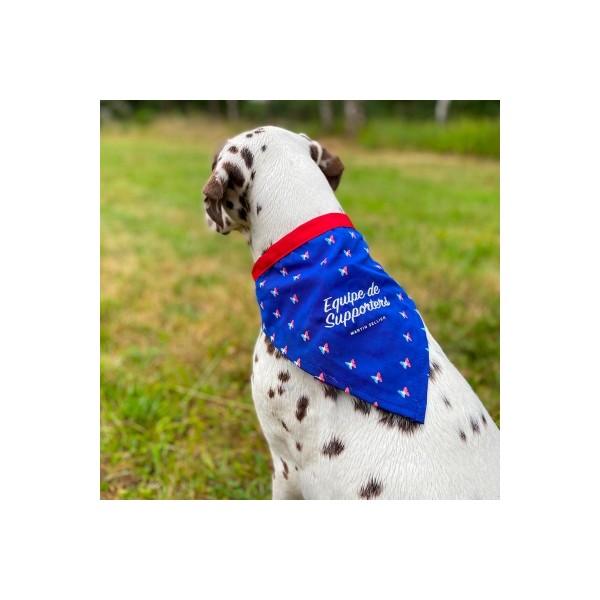 BANDANA pour chien SUPPORTERS collection FRENCHY MARTIN SELLIER