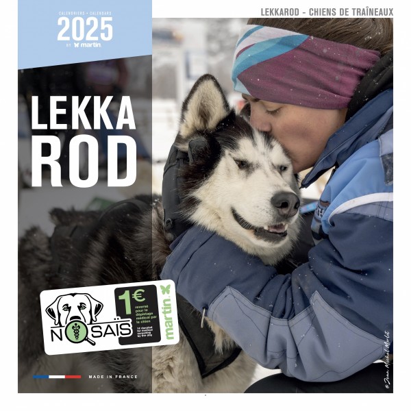 CALENDRIER chien 2025 LEKKAROD CHIENS DE TRAINEAUX MARTIN SELLIER