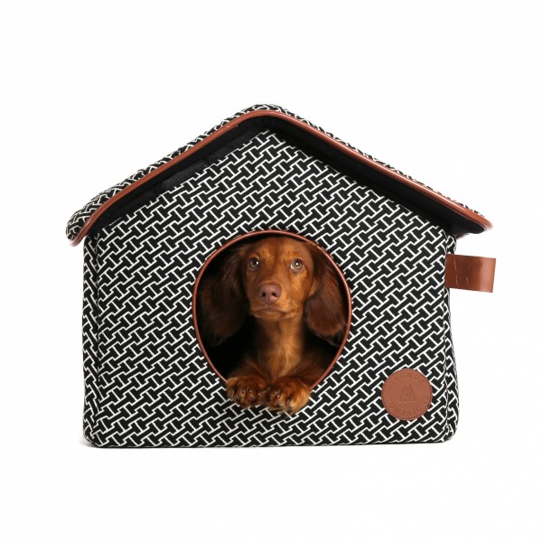 MAISON pour chien et chat Collection AVENUE MONTAIGNE couleur Marron MARTIN SELLIER