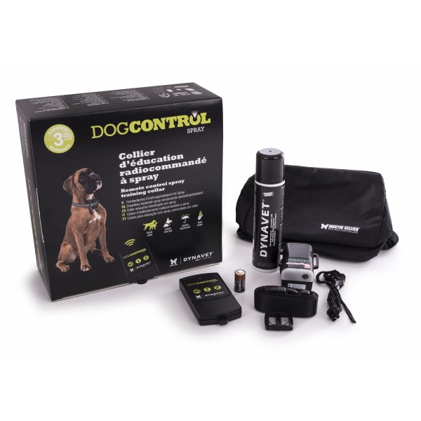 COLLIER ANTI-ABOIEMENT pour grand chien à spray DOGCONTROL DYNAVET