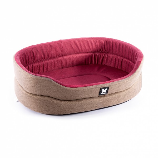 CORBEILLE PANIER pour chien et chat Collection CLASSIC couleur rouge MARTIN SELLIER