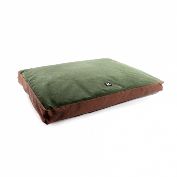 COUSSIN RECTANGLE pour chien et chat Collection CLASSIC couleur vert MARTIN SELLIER