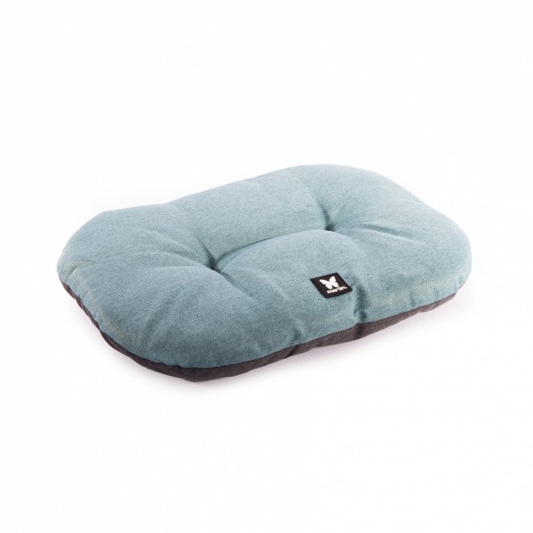 COUSSIN OVALE OUATINE pour chien et chat Collection CLASSIC couleur bleu clair MARTIN SELLIER