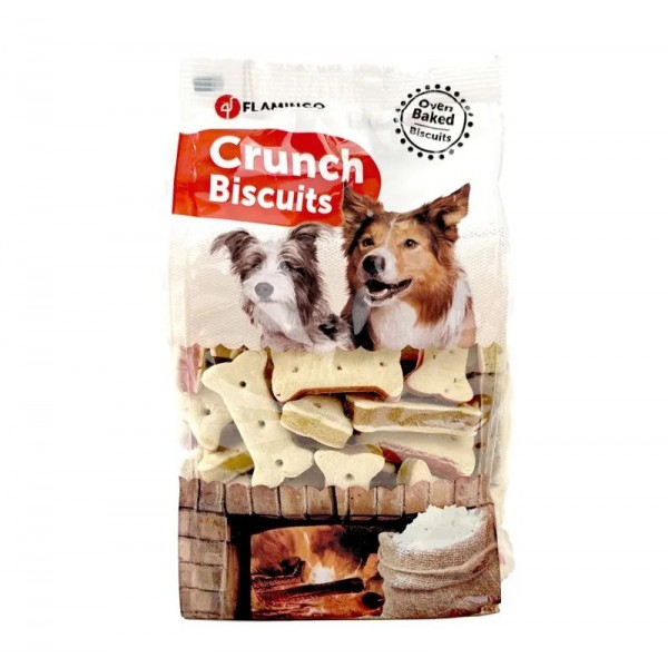 FRIANDISES pour chien BISCUITS OS fourrés FLAMINGO