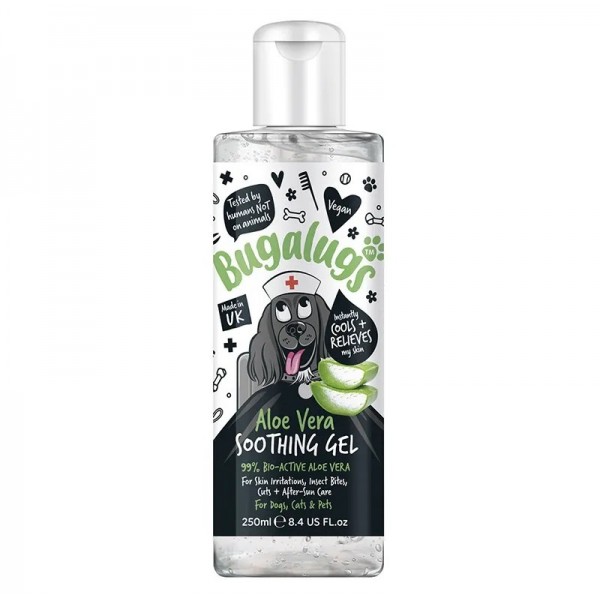 GEL APAISANT HYDRATANT pour chien ALOE VERA BUGALUGS