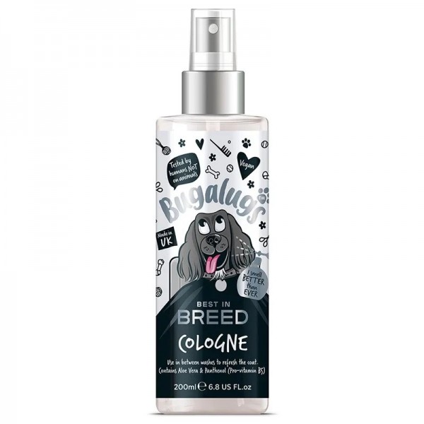 PARFUM pour chien EAU DE COLOGNE BEST IN BREED BUGALUGS