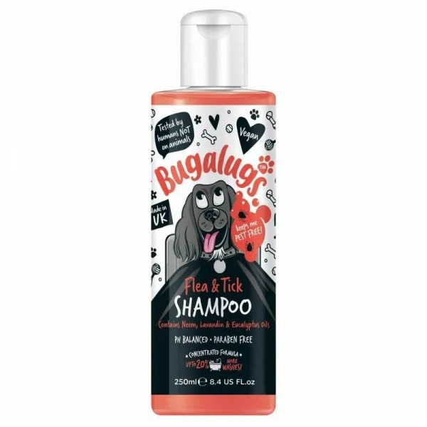 SHAMPOOING INSECTIFUGE pour chien FLEA & TICK BUGALUGS