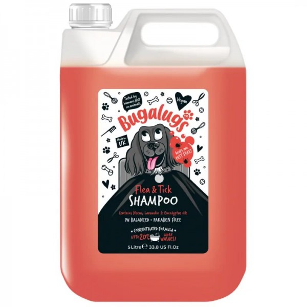 SHAMPOOING INSECTIFUGE pour chien FLEA & TICK BUGALUGS