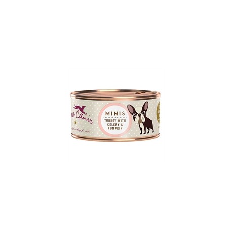 LOT DE 18 Patée pour Chien MINI GRAIN FREE à la DINDE 100g TERRA CANIS