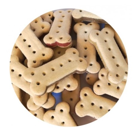 Friandises pour chien Biscuits os fourrés sans céréales FLAMINGO