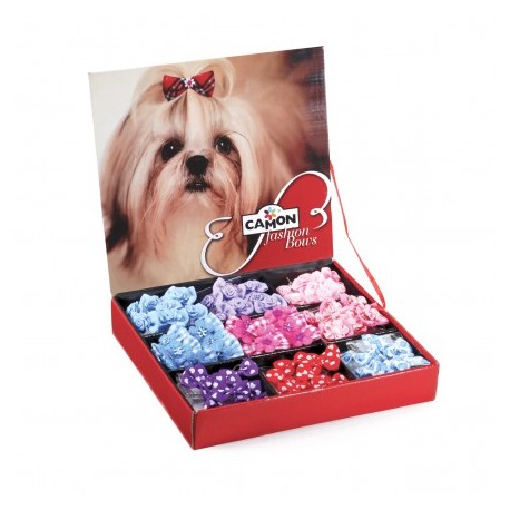 Assortiment de 63 noeuds papillon pour chien CAMON