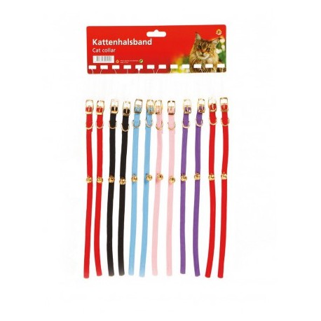 Lot de 12 Colliers élastiques multicolores pour chat BEEZTEES