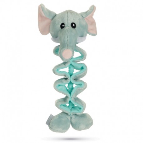 Peluche accordéon éléphant pour chien BEEZTEES