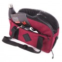 Sac de transport rouge pour chien et chat Collection Croisette Martin Sellier