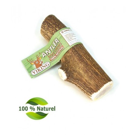 Friandise naturelle Bois de cerf entier pour chien LEOPET