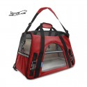 Sac de transport bandoulière pour chien couleur rouge FLY FREEDOG