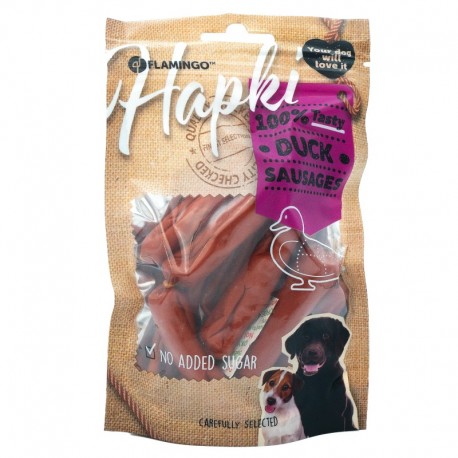 Friandises pour chien saucisse au canard FLAMINGO