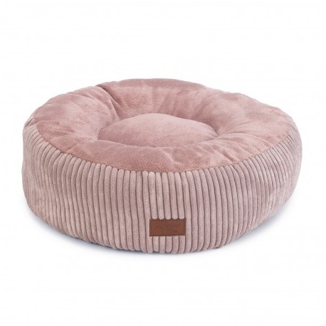 Coussin pour chien ou chat VELOURS CÔTELE rose DESIGNED BY LOTTE