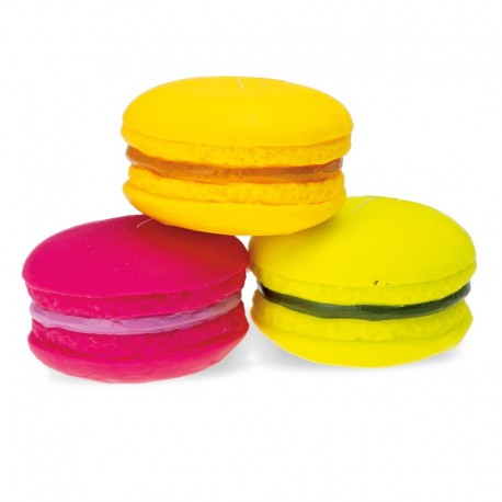 Jouet MACARON vinyle pour chien KARLIE