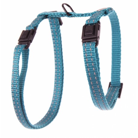 Harnais réglable nylon "Flash"  bleu pour chat  ARKA HAOK