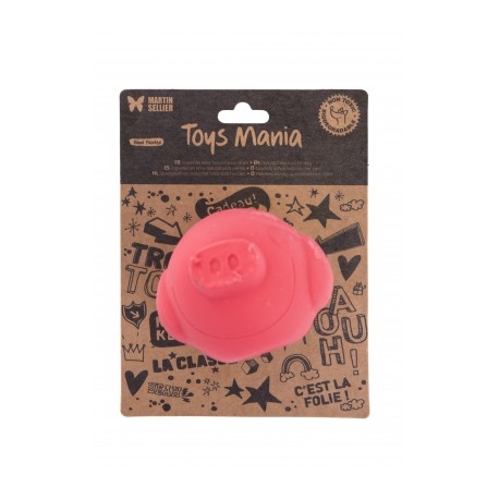 Jouet cochon latex Rose PM pour chien MARTIN SELLIER