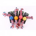 Jouets pour petits chiens et chiots LOT de 4 cordes + balle MARTIN SELLIER