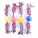 Jouets pour petits chiens et chiots LOT de 4 cordes + balle MARTIN SELLIER