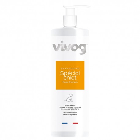 Shampooing professionnel pour chiot  Hydratant et Ultradoux VIVOG