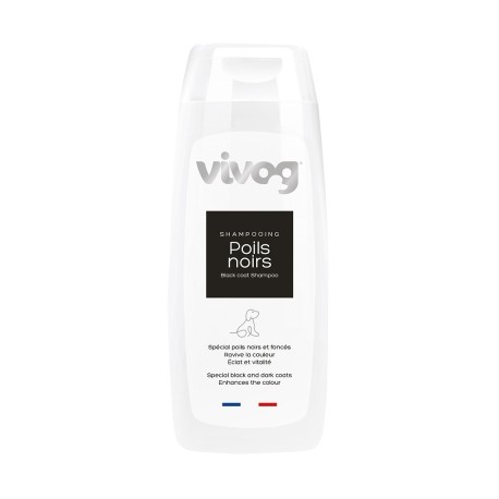 Shampooing professionnel pour chien Poils noirs et foncés VIVOG