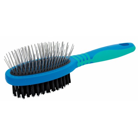 Brosse double spécial chats et petits chiens VIVOG