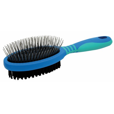 Brosse double spécial moyens et gros chiens VIVOG