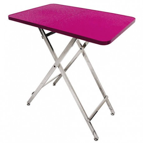 Table de toilettage légère pliante Rose VIVOG