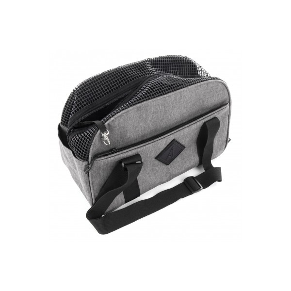 Sac de transport gris pour chien et chat Collection Croisette MARTIN SELLIER