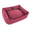 Corbeille domino rouge entièrement déhoussable pour chien et chat Collection Croisette MARTIN SELLIER