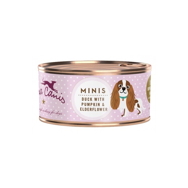 LOT DE 18 Patée pour chien MINI GRAIN FREE au CANARD 100g TERRA CANIS