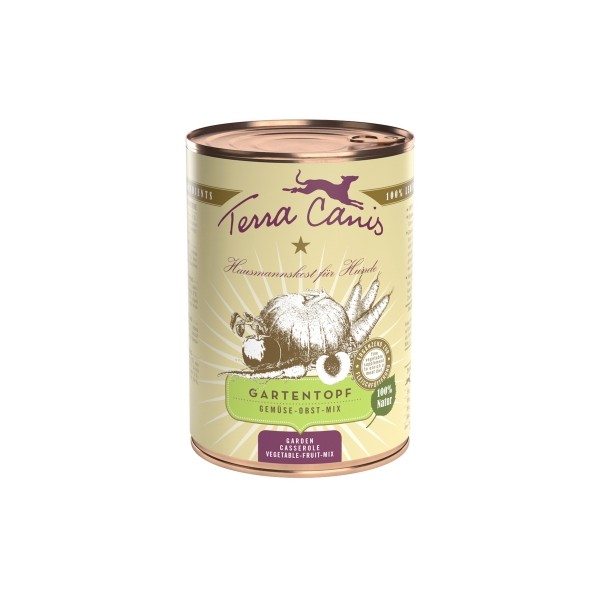 LOT DE 6 Patée pour chien CASSEROLE DU JARDIN 400g TERRA CANIS