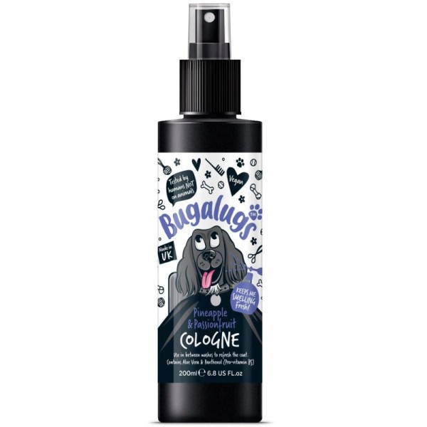 Parfum spray pour chien désodorisant de Cologne PINEAPPLE & PASSIONFRUIT BUGALUGS