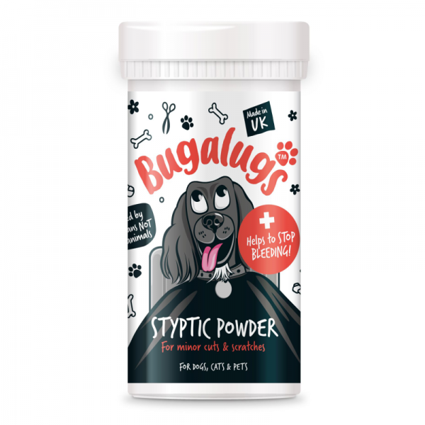 Poudre pour chien et chat HEMOSTATIQUE anti saignements BUGALUGS