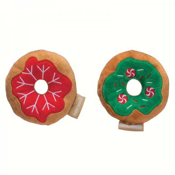 JOUET pour chien Peluche DONUT DE NOËL BEEZTEES