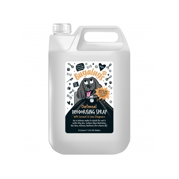 Spray déodorant pour chien OATMEAL avec coco & citron vert BUGALUGS