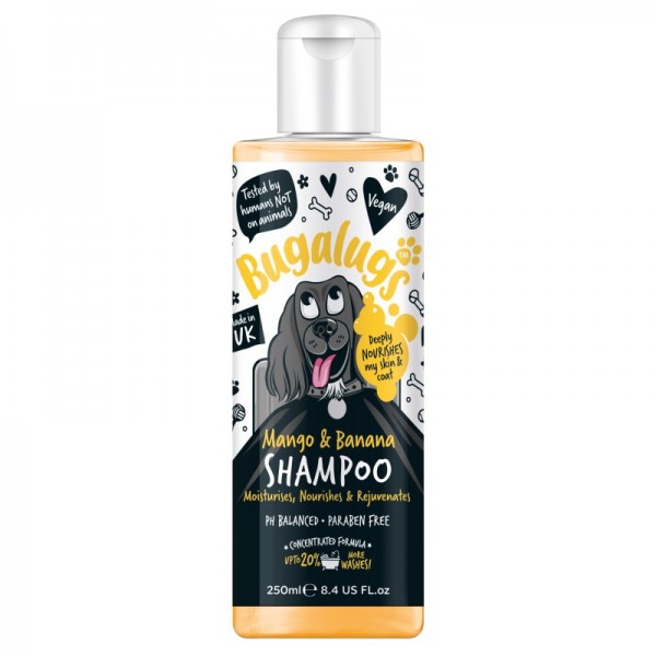 Shampooing pour chien nourrissant MANGO & BANANA BUGALUGS