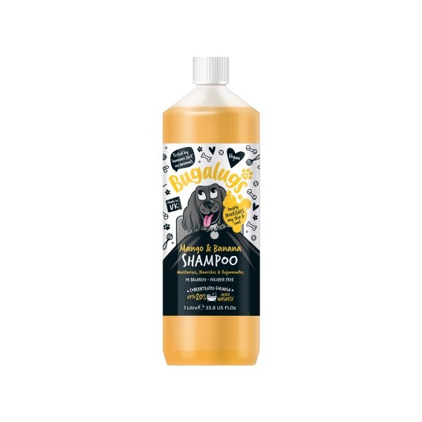 Shampooing pour chien nourrissant MANGO & BANANA BUGALUGS