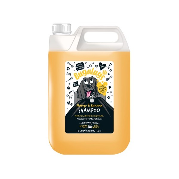 Shampooing pour chien nourrissant MANGO & BANANA BUGALUGS