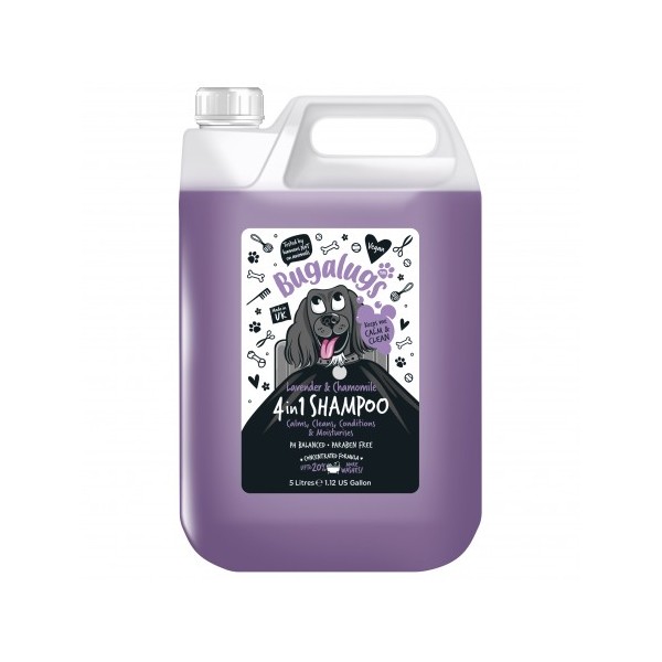 Shampooing pour chien 4 IN 1 Lavande et Camomille BUGALUGS