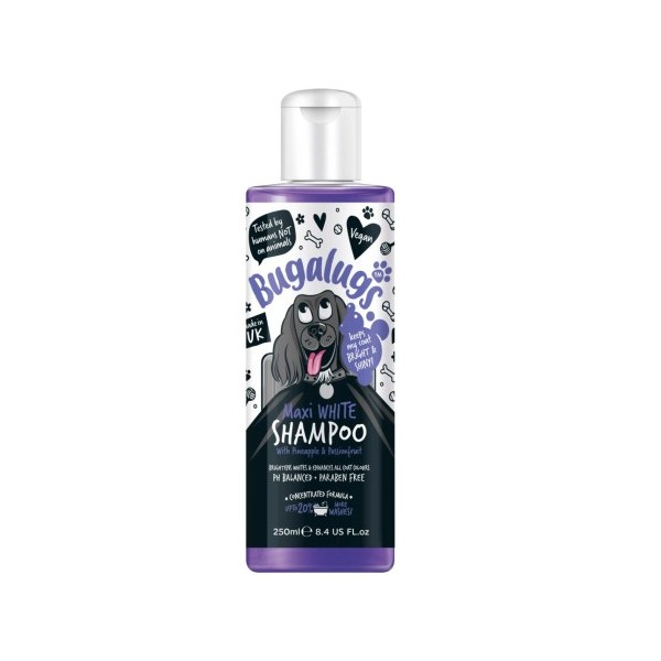 Shampooing pour chien blanchissant MAXI WHITE BUGALUGS