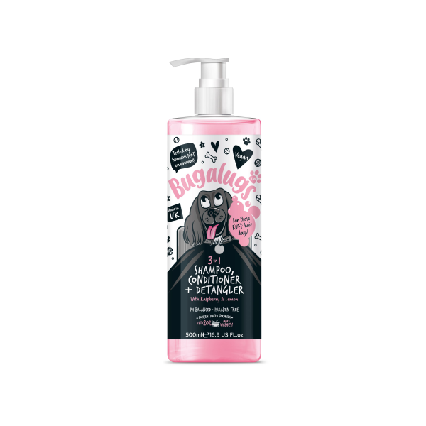 Shampooing pour chien soin 3 en 1 BUGALUGS