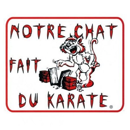 Plaque humour chiens et chats KARLIE