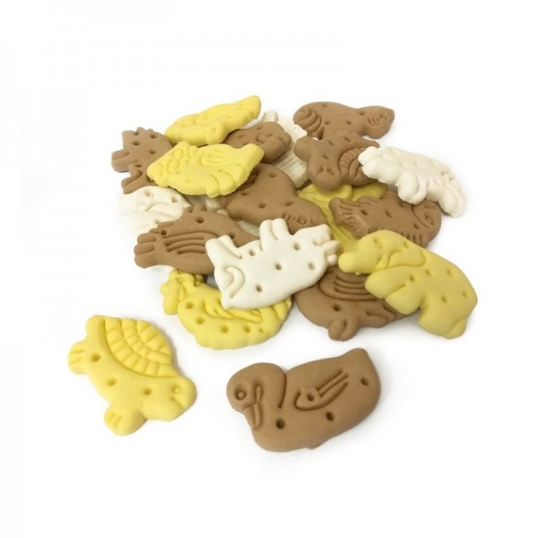 Friandises pour chien biscuits 100% végétal forme animaux FLAMINGO