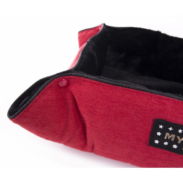 Panier pour chien et chat couleur rouge Collection MYSTIC DREAM MARTIN SELLIER