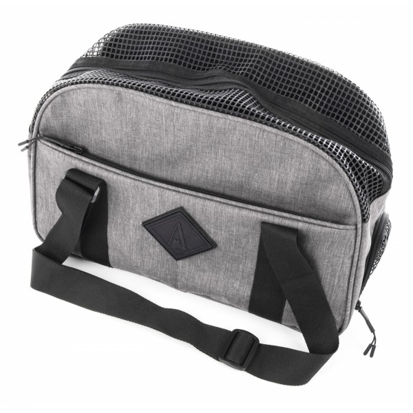 Sac de transport gris pour chien et chat Collection Croisette MARTIN SELLIER